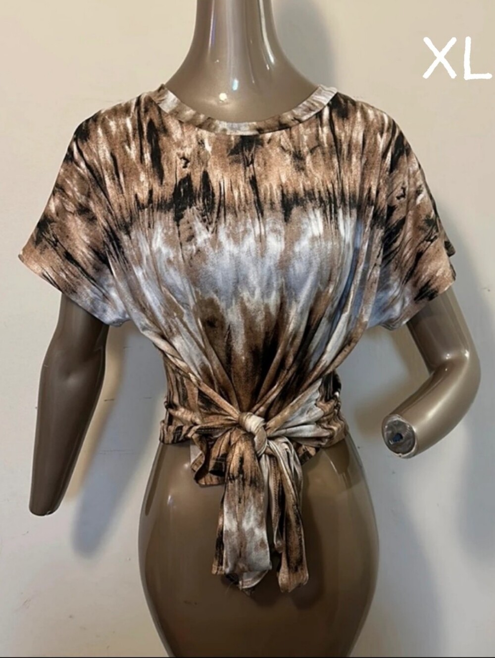 2 piece tie front lounge wear set, 1X